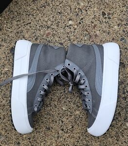 PUMA kaia Mid Castlerock Womens's Sneakers, Gray High-Top Sneakers